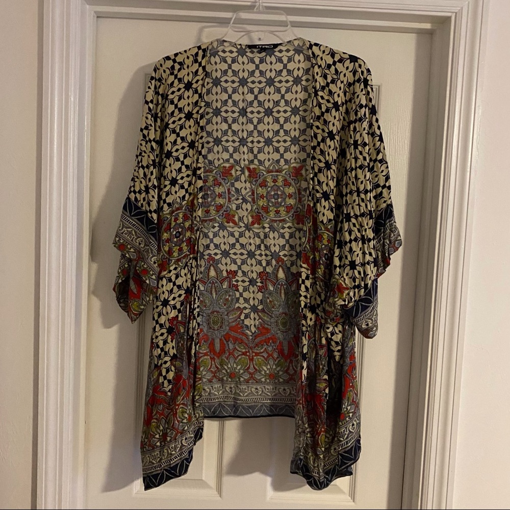 Itro Multicolored Open Cardigan